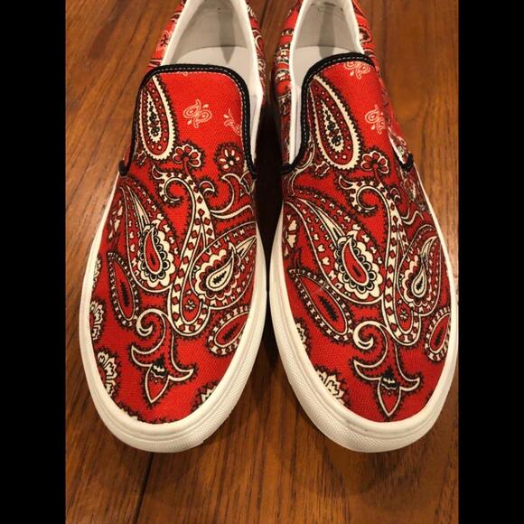 New Isabel Marant Meastee Slip On Bandana Print Sneakers 40 10 10.5 - Picture 1 of 6